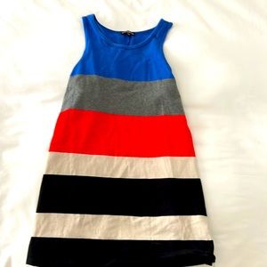 Express medium striped T-shirt. Slightly haltered top.